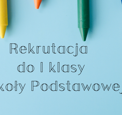 Rekrutacja do Szkoły Podstawowej