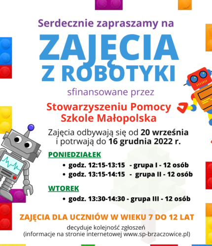 Zajęcia z robotyki 2022/23