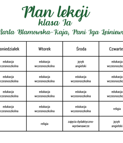 Plan lekcji 2023/24