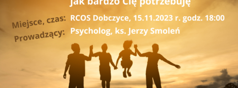 „Mamo, Tato, nie wiesz jak bardzo Cię potrzebuję”