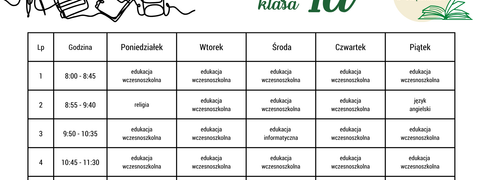 Plan lekcji 2026/27