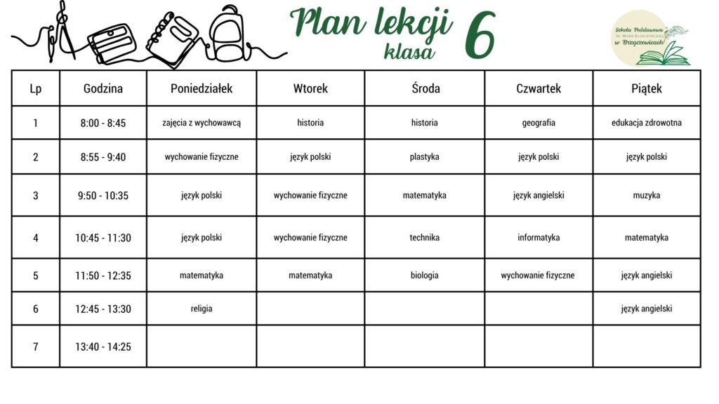 Plan Lekcji 202627